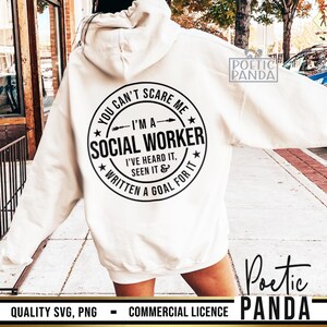 Social Worker SVG PNG, Funny Social Worker Shirt Svg, Social Worker Gift Svg, Difference Maker Svg, , Mental Health Svg image 3