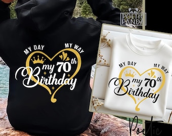 70th Birthday SVG PNG, 70th Birthday Shirt Svg, 70th Svg, 70th Birthday Gift Svg, 70th Birthday Woman Svg, 70th Birthday Svg Cut File Cricut