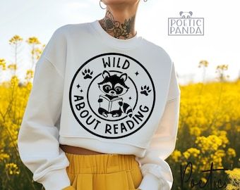 Wild About Reading SVG PNG, World Book Day Svg, Read Across America, Kids Shirt Svg, Books Svg, Librarian Svg, Teacher Shirt Svg