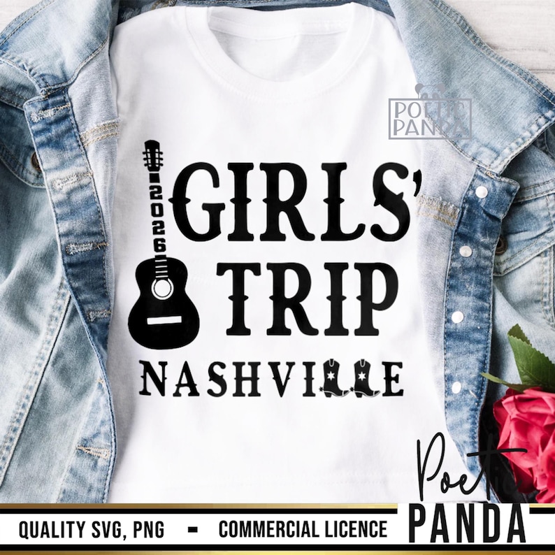 2026 Girls Trip Nashville SVG PNG, Nashville Shirts Svg, Girls Trip Svg, Nashville Trip Svg, Nash Bash Svg, Girls Weekend Svg, Lets Go Girls image 4
