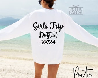 Girls Trip Destin 2024 SVG PNG, Girls Weekend Svg, Destin Beach Trip Svg, Friends Trip Svg, Girls Trip Svg, Travel Svg, Destin Beach Svg