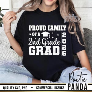 2026 Family Of 2nd Grade Graduate SVG PNG, 2nd Grade Graduation Svg, Second Grade Grad Svg, Class Of 2026 Svg, 2nd Grade Grad Svg Cut File image 9