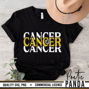 Cancer SVG PNG, Cancer Zodiac Svg, Cancer Zodiac Sign Svg, Cancer Png, June July Birthday Svg, Cancer Zodiac Shirt Png Design