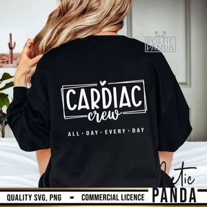 Cardiac Crew SVG PNG, Cardiac Nurse Svg, Heart Svg, Doctor Svg, Cardiac Crew Shirt Png, Nurse Svg, Healthcare Svg, Medical Svg, Nursing Svg