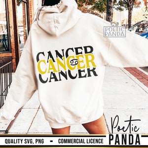 Cancer SVG PNG, Cancer Zodiac Svg, Cancer Zodiac Sign Svg, Cancer Png, June July Birthday Svg, Cancer Zodiac Shirt Png Design