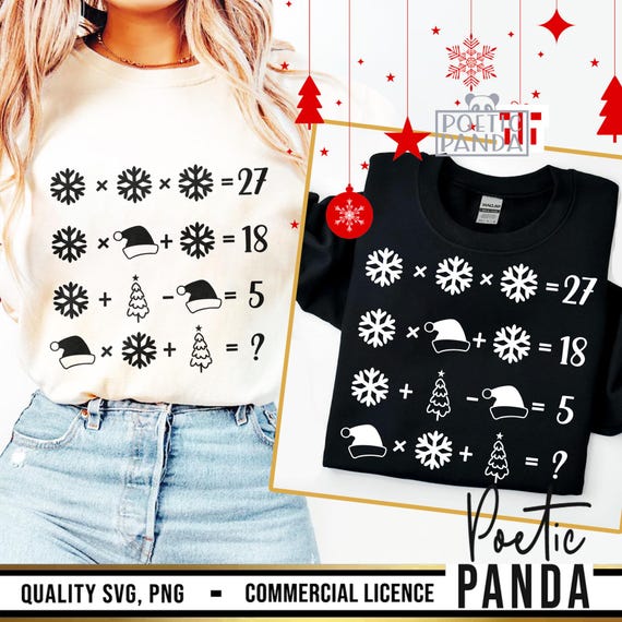 Maths Christmas Shirt SVG PNG, Maths Teacher Funny Christmas Shirt Svg Cut File, Teacher Christmas Svg, School Xmas Svg, Merry Teacher Svg