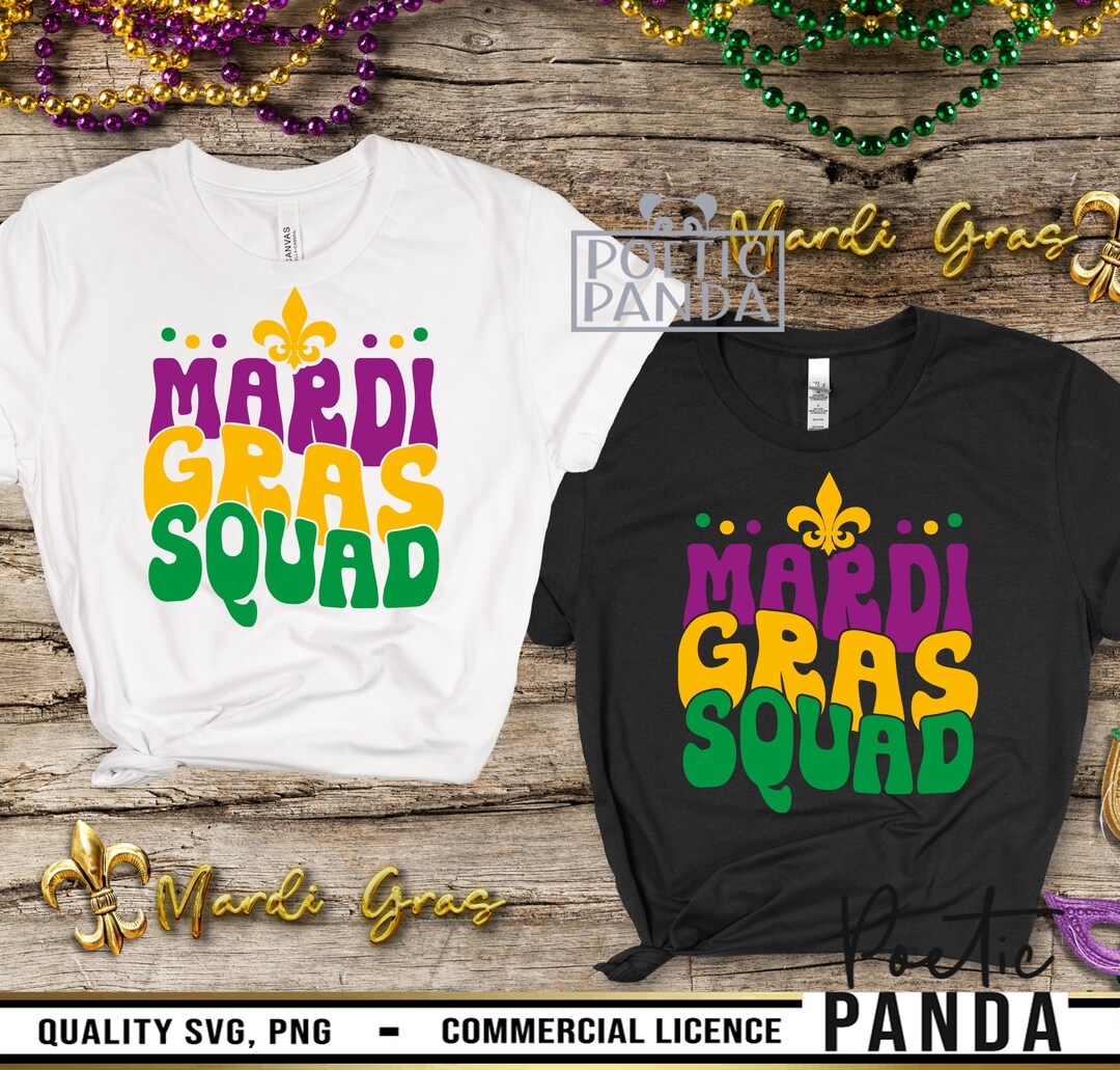 mardi gras crew svg
