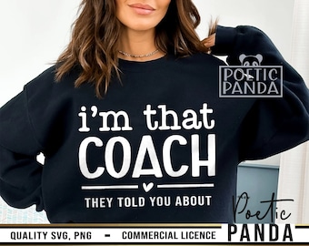 Im That Coach SVG PNG, Dibs On The Coach, Cheer Coach Svg, Funny Svg, Cheer Coach Png, Cheerleader Svg, Cheerleading Svg, Cheer Svg
