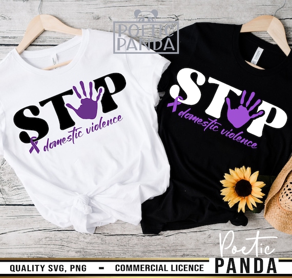 Stop Violence End Silence T-Shirt Domestic Violence Support T-Shirt Stop Violence End Silence T-Shirt Domestic Violence Support T-Shirt