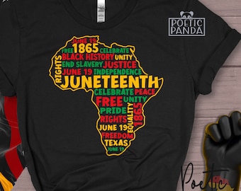 Juneteenth SVG PNG, African American Svg, Juneteenth Svg Africa Map, 1865 Svg, Black History Svg, Juneteenth Shirt Svg, Juneteenth Svg