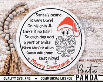 Christmas Countdown SVG PNG, Days Till Christmas, Santa Plate Svg, Mama Claus Svg, Kids Christmas Svg, Santa Tray Svg, Printable, Advent Svg