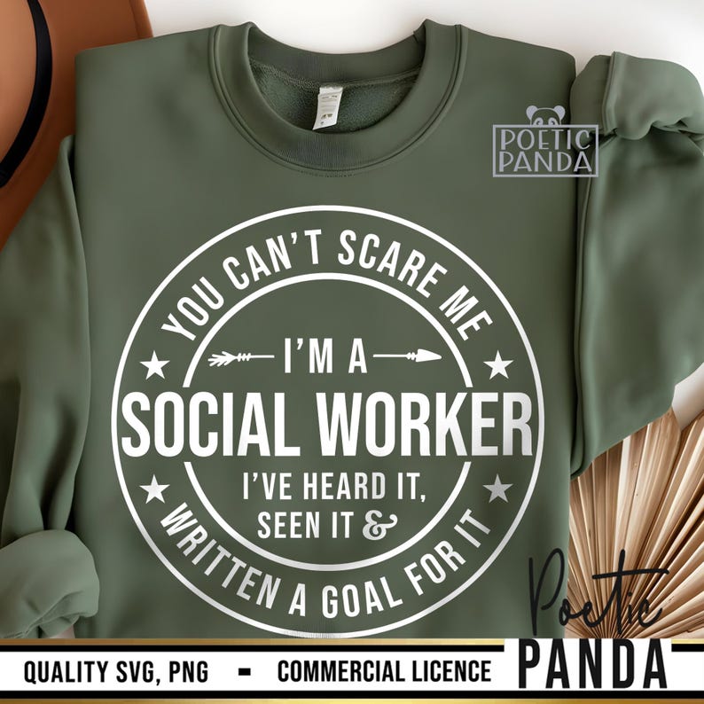 Social Worker SVG PNG, Funny Social Worker Shirt Svg, Social Worker Gift Svg, Difference Maker Svg, , Mental Health Svg image 2