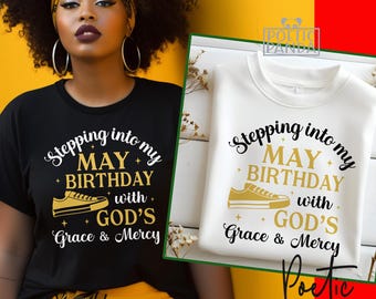 May Birthday SVG PNG, Born In May Birthday Shirt Svg Cut File For Cricut, May Birthday Queen Png Sublimation, Christian Svg