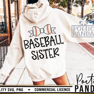 Baseball soeur PNG SVG, baseball, baseball noeud Svg, baseball chemise Svg, baseball maman Svg, baseball soeur Png, game day, baseball soeur Svg