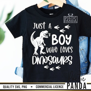 Nur ein Junge, der DINOSAURIER liebt DINOSAURIER