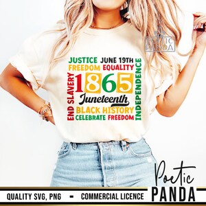 Juneteenth SVG PNG, Celebrate Juneteenth, Juneteenth Shirt Svg Cricut, Black History Svg, Juneteenth Png, 1865 Svg, African American Svg