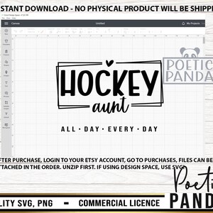 Hockey Mom SVG PNG, Hockey, Hockey Mom Png, Hockey Mom Svg, Hockey Player Svg, Hockey Puck Svg, Game Day Svg, Hockey Stick Svg, Aunt Svg