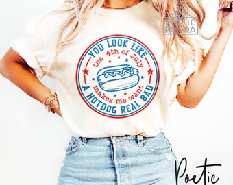 You Look Like 4th Of July SVG PNG, Hotdog Real Bad Svg, Funny 4th Of July Svg, Family 4th Of July Svg, Fourth Of July, 4th July Shirt Svg