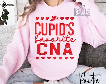 Cna Valentine SVG PNG, Cupid's Favorite Cna Svg, Cna Svg, Nursing Svg, Medical Svg, Cna Valentines Shirt Svg Design, Rn Svg, Vday Svg