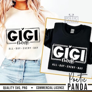 Gigi SVG PNG, Gigi chemise Svg, cadeau pour Gigi Svg, nouveau bébé Svg, Svg de baby shower, promu Gigi, Svg nouveau-né, grand-mère Svg
