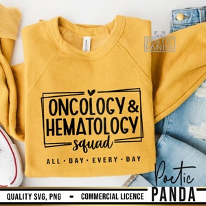 Oncology And Hematology Squad SVG PNG, Hematologist Svg, Nursing Svg, Oncology Crew Svg, Nurse Life Svg, Nurse Svg, Medical Svg