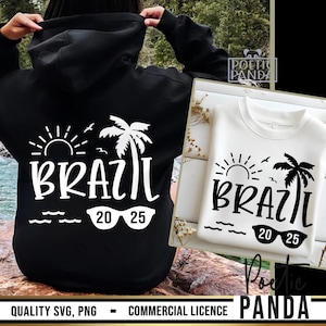 2025 Brasilien SVG PNG, Familienreise svg, 2025, Brasilien Shirt svg, Familienurlaub svg, Strand-Shirt svg, Familienreise nach Brasilien 2025