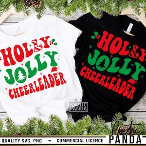 Christmas Cheerleader Shirt SVG PNG, Most Likely Svg, Cheerleader Xmas Svg, Cheer Mom Svg, Cheer Xmas Svg, Holly Jolly Cheerleader Svg