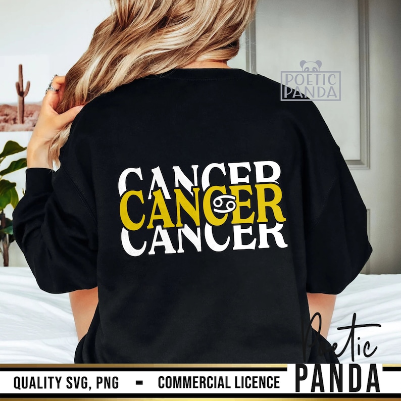 Cancer SVG PNG, Cancer Zodiac Svg, Cancer Zodiac Sign Svg, Cancer Png, June July Birthday Svg, Cancer Zodiac Shirt Png Design