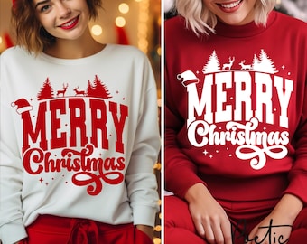 Merry Christmas SVG PNG, Christmas Shirt Svg, Holiday Svg, Christmas Svg, Christmas Saying Svg, Christmas Sweater Svg, Christmas Png
