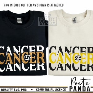 Cancer SVG PNG, Cancer Zodiac Svg, Cancer Zodiac Sign Svg, Cancer Png, June July Birthday Svg, Cancer Zodiac Shirt Png Design