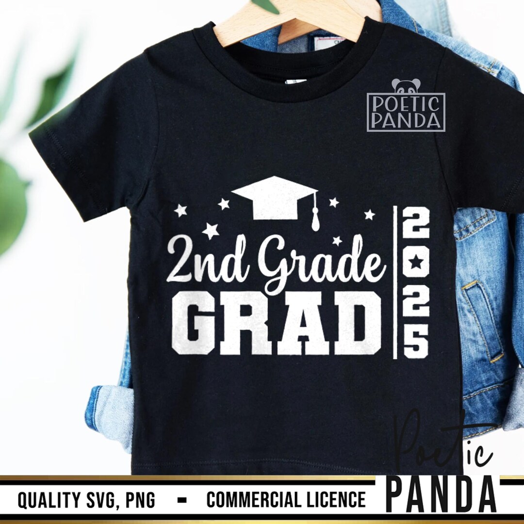 2025 2nd Grade Graduate SVG PNG, Class of 2025 Svg, 2nd Grade ...
