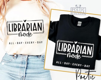 Bibliothekar SVG PNG, Bibliothekar Shirt SVG Schnittdatei, Geschenk für Bibliothekarin SVG, Lesezeichen, Bibliothekarin Leben usw