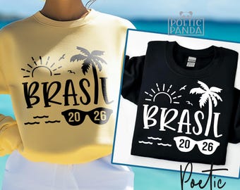 2026 Brasil SVG PNG, Vacation To Brasil Svg, Brazil Tshirt Svg Cut File, Family Trip To Brasil Svg Files, Brazilian Svg, Brasil Trip Png