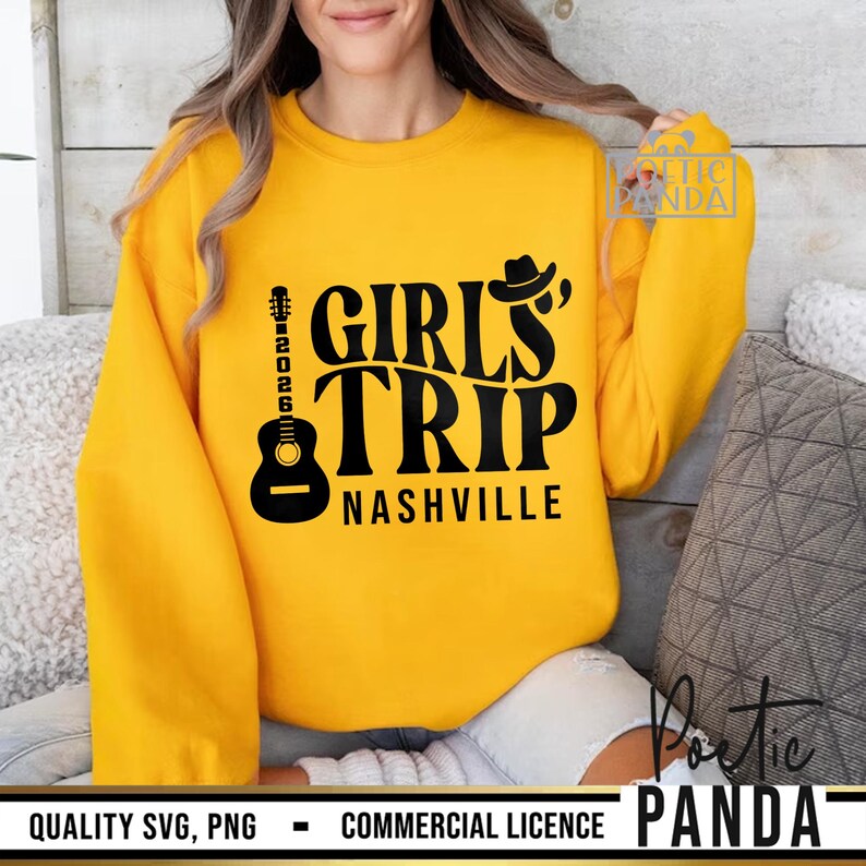 Viagem de Garotas para Nashville 2026 em SVG e PNG, SVG para Nashville, SVG para Viagem de Garotas, Camiseta para Viagem a Nashville, SVG para o Tennessee, SVG para Fim de Semana de Garotas, SVG para Nashville 2026 imagem 8