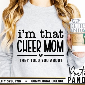 Cheer Mom SVG PNG, Cheer Mama Svg, Cheer Mom Shirt Svg, Pom Pom Svg, Cheerleader Svg, Cheerleading Svg, Cheer Mom Svg, Mom Svg