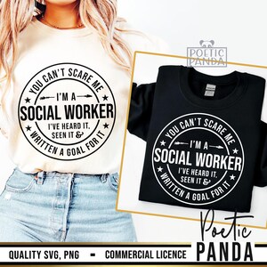 Social Worker SVG PNG, Funny Social Worker Shirt Svg, Social Worker Gift Svg, Difference Maker Svg, , Mental Health Svg image 1