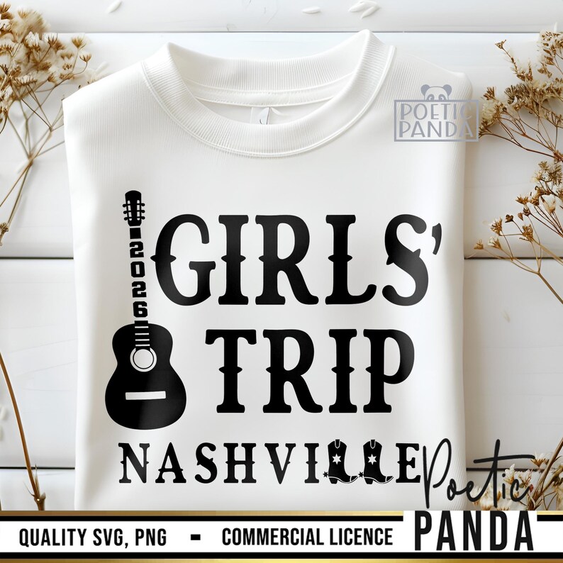 2026 Girls Trip Nashville SVG PNG, Nashville Shirts Svg, Girls Trip Svg, Nashville Trip Svg, Nash Bash Svg, Girls Weekend Svg, Lets Go Girls image 6