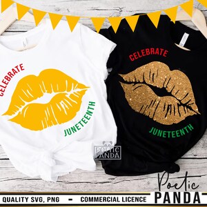 Célébrez le Juneteenth SVG PNG, Juneteenth chemise Svg, Juneteenth Svg coupe fichier Cricut Easy, Svg de la fête de l'indépendance, frais depuis 1865 Svg