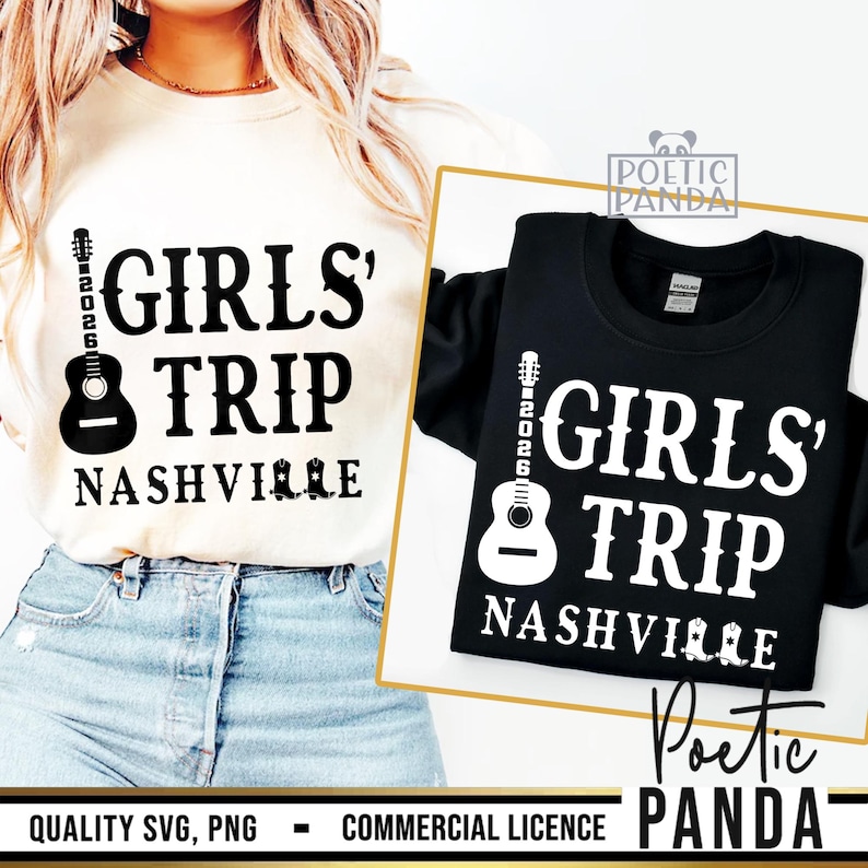 2026 Girls Trip Nashville SVG PNG, Nashville Shirts Svg, Girls Trip Svg, Nashville Trip Svg, Nash Bash Svg, Girls Weekend Svg, Lets Go Girls image 1