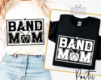 Band Mom SVG PNG, Band Mom Png, Marching Band Mom Shirt Svg, Drums Svg, Band Mom Svg, W mojej erze Band Mom, Cheer Mom Svg, Nuty muzyczne Svg