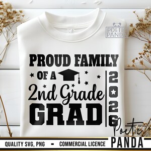 2026 Family Of 2nd Grade Graduate SVG PNG, 2nd Grade Graduation Svg, Second Grade Grad Svg, Class Of 2026 Svg, 2nd Grade Grad Svg Cut File image 10