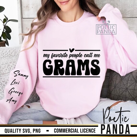 My Favorite People Call Me Gram Mothers Day Gift T-Shirt My Favorite People Call Me Gram Mothers Day Gift T-Shirt
