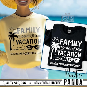 2025 Costa Rica SVG PNG, Costa Rica Shirt Svg, Family Vacation To Costa Rica Svg, Family Trip Svg, Digital Costa Rica Design, Costa Rica Svg