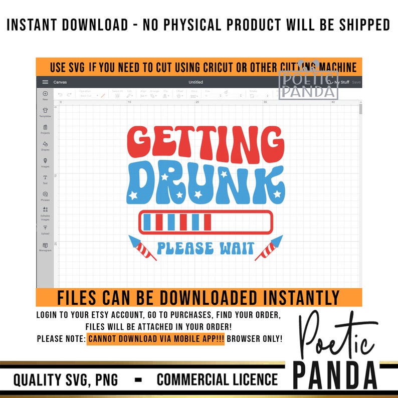 Getting Drunk 4th July SVG PNG, 4th Of July Svg, Drinking 4th Of July Shirt Svg, Funny 4th Of July Svg, Patriotic Svg, Fourth Of July Svg