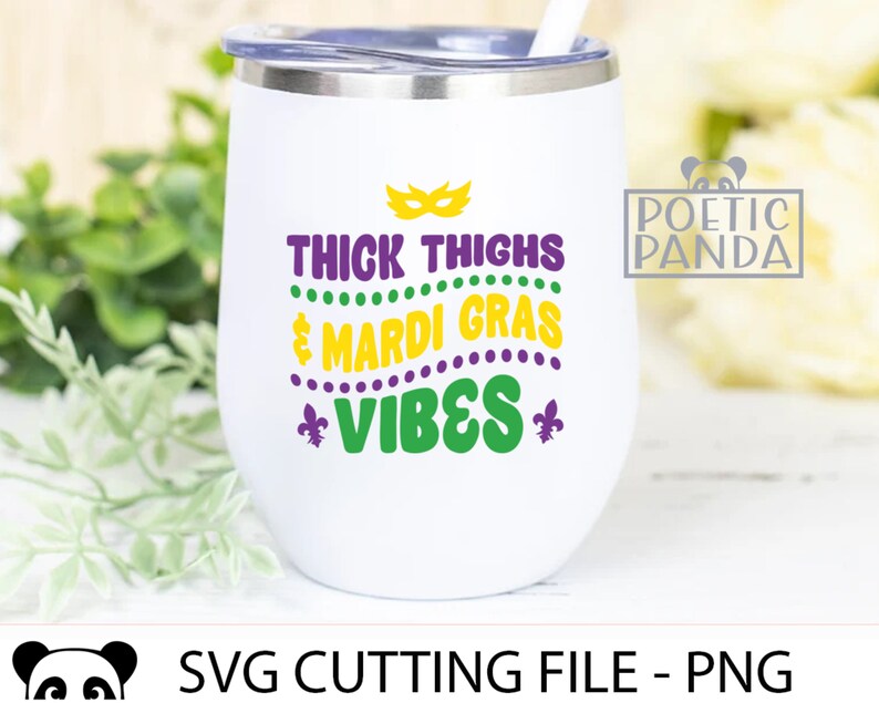 thick mardi gras garland