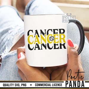 Cancer SVG PNG, Cancer Zodiac Svg, Cancer Zodiac Sign Svg, Cancer Png, June July Birthday Svg, Cancer Zodiac Shirt Png Design