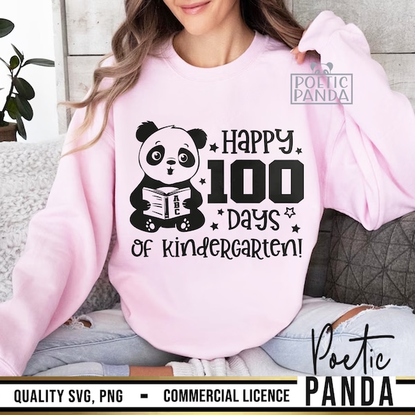 100 Days Of Kindergarten SVG PNG, 100th Day Svg, 100 Days Svg, Kindergarten Teacher Svg, 100 Days Svg, 100 Days Svg Shirt Design For Kids