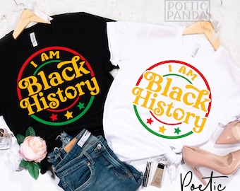I Am Black History SVG PNG, African American Svg, Juneteenth Svg, Black History Shirt Png Woman, Black History Svg, Black History Month Svg
