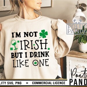Ik drink als Ierse SVG PNG, bier, shenanigans Svg, St Patricks Day, drinken Svg, Ierse Svg, grappig St Patricks Shirt Svg, St Pattys Day Svg