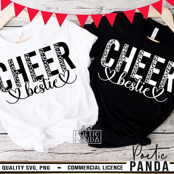 Cheer Bestie SVG PNG, Football Season Svg, Bestie Svg, Best Friend Svg, Cheerleader Svg, Game Day Svg, Cheer Svg, Cheer Leader Svg